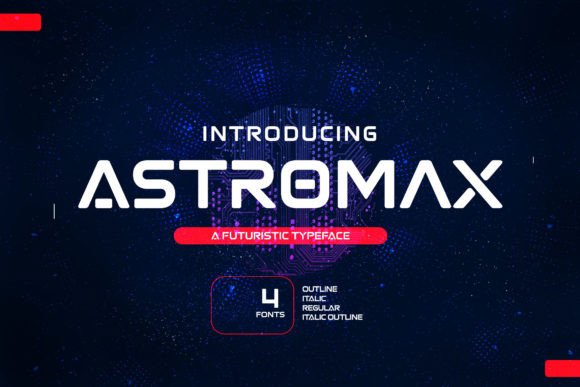 Astromax: The Futuristic Display Font for Campaigns