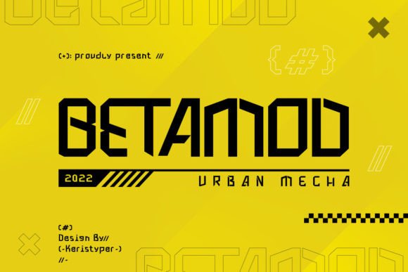 Betamod: The Sci-Fi Display Font for Memorable Branding