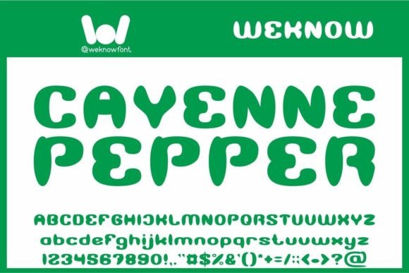 Cayenne Pepper: A Trendy Display Font for Modern Editorial Work