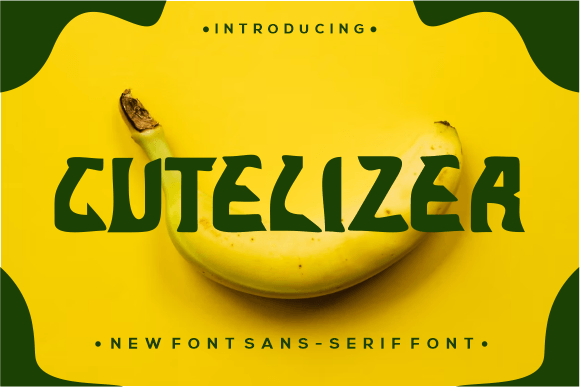 Cutelizer: The Playful Display Font That Elevates Handmade Designs