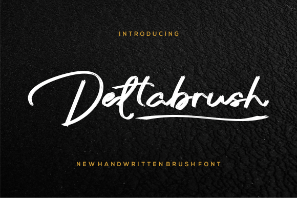 Deltabrush: The Refined Handwritten Font for Editorial Design