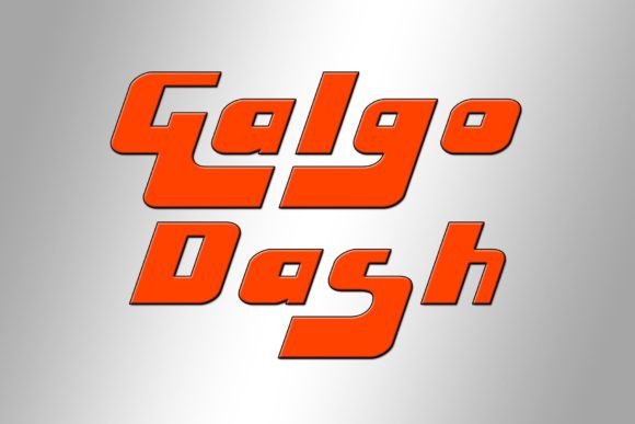 Galgo Dash: A Joyful Display Font for Handmade Designs