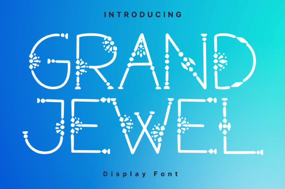 Grand Jewel Font for Whimsical Campaign Visuals