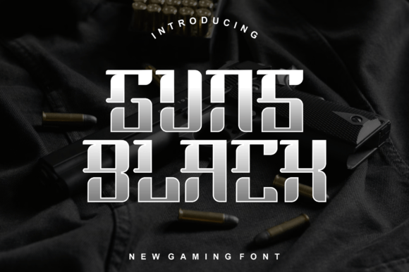 Guns Black: A Modern Display Font for Authentic Branding