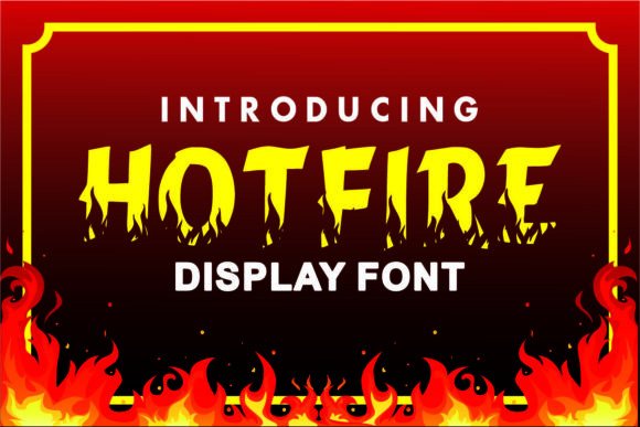 Hotfire Display Font for Editorial Impact