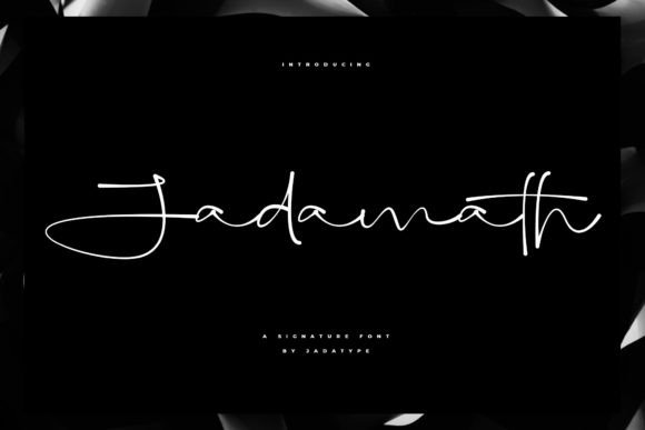 Jadamath Free Download: A Delicate Handwritten Script Font