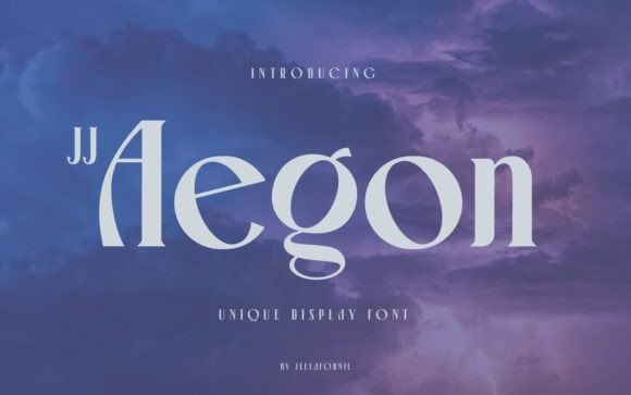 Jj Aegon: A Vintage Display Font for Memorable Branding