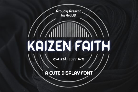 Kaizen Faith: A Retro Fun Display Font for Headlines & Branding