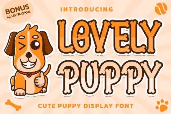 Lovely Puppy: A Charming Display Font for Makers