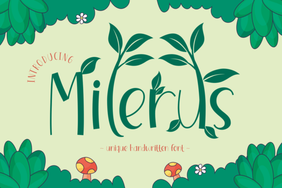 Milerus Display Font for Charming Business Branding