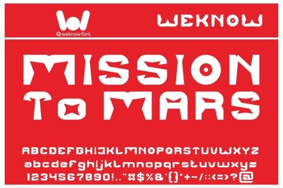 Mission to Mars: A Trendy Display Font for Modern Publishing