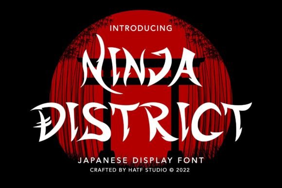 Ninja District: A Japanese Display Font for Editorial Projects
