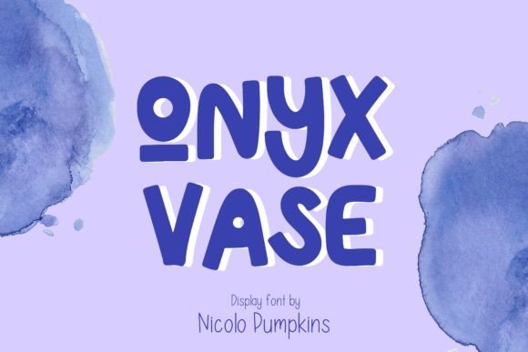 Onyx Vase: A Modern Display Font for Creatives