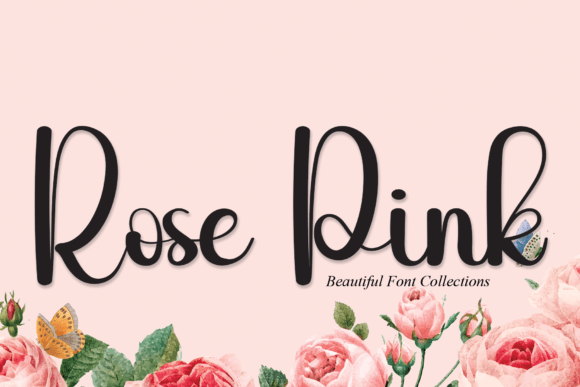 Rose Pink: A Sweet Handwritten Font for Editorial Charm