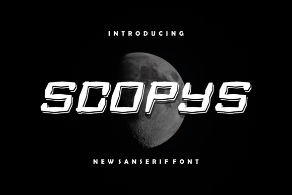 Scopys Font: A Bold Display Typeface for Business Branding