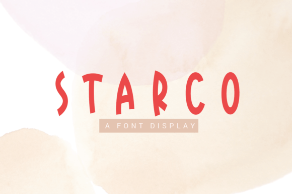 Starco: A Sweet Display Font for Web Designers
