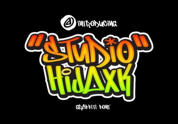 Studio Hijaxk: A Graffiti Display Font With Raw Street Energy
