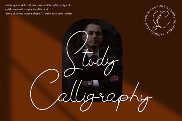 Study Calligraphy: A Fresh Script Font for Editorial Design