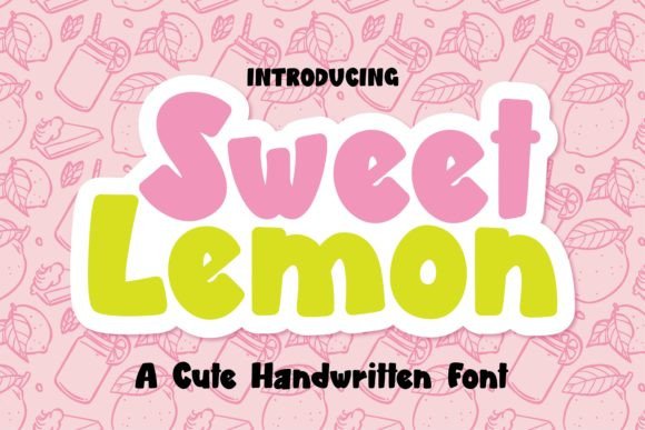 Sweet Lemon: A Cute & Flexible Display Font