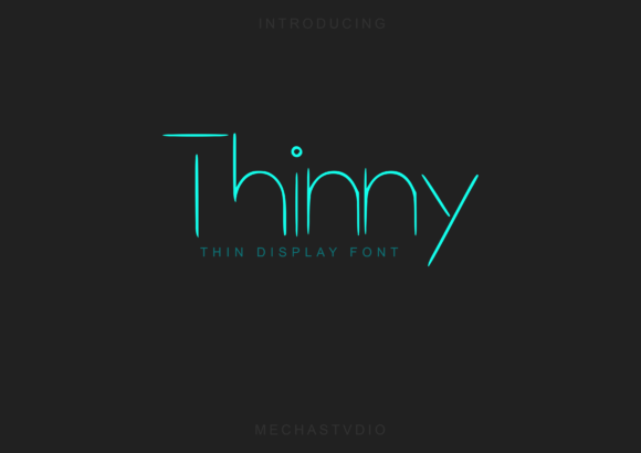 Thinny: The Minimalist Display Sans Serif for Modern Web Design