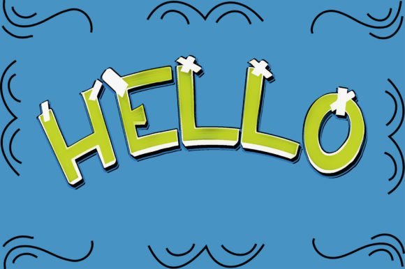 Untitle 123: A Playful Display Font for Maker Projects